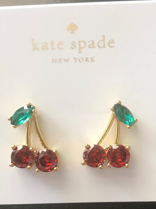 Kate Spade Cherry Earrings - Picture 1 of 1
